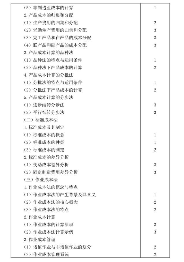 注冊會計師全國統(tǒng)一考試大綱《財管》