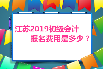 江蘇2019初級(jí)會(huì)計(jì)師報(bào)名費(fèi)是多少,？