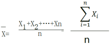 平均數(shù)的計(jì)算公式