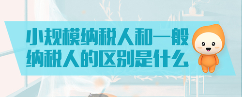 小規(guī)模納稅人和一般納稅人的區(qū)別是什么