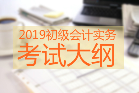 2019年初級會計實務考試大綱