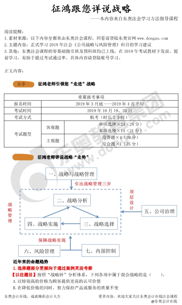 注會戰(zhàn)略