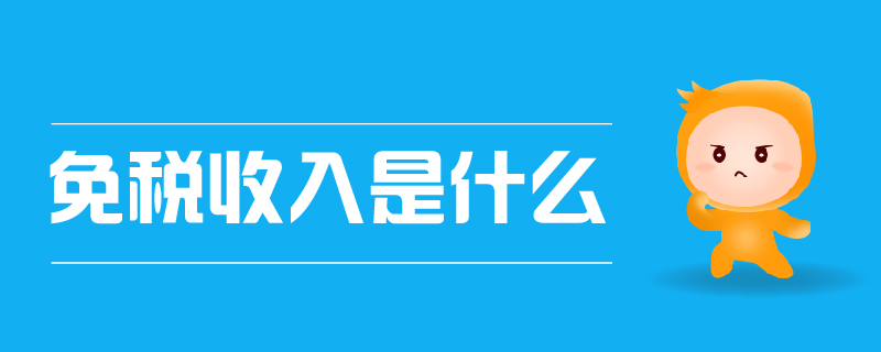 免稅收入是什么