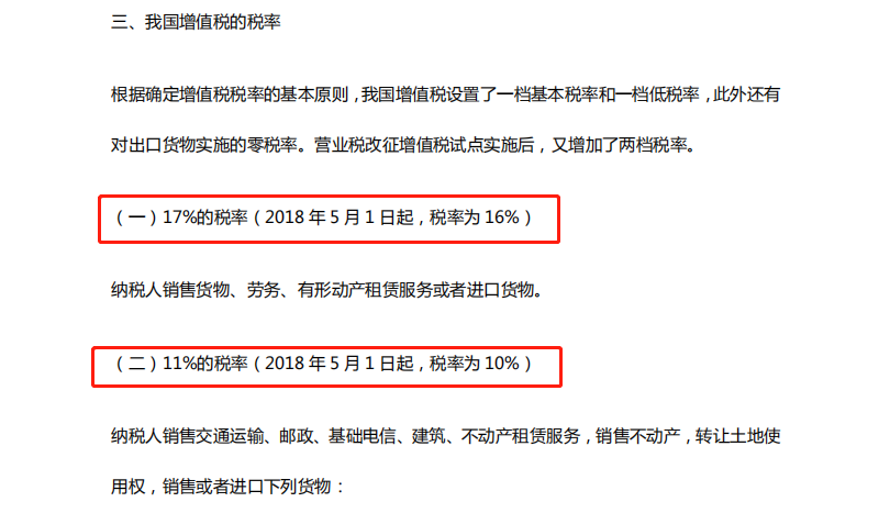 稅務(wù)師：增值稅稅率