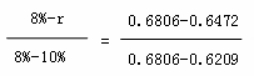 中級會計(jì)實(shí)務(wù)-插值法