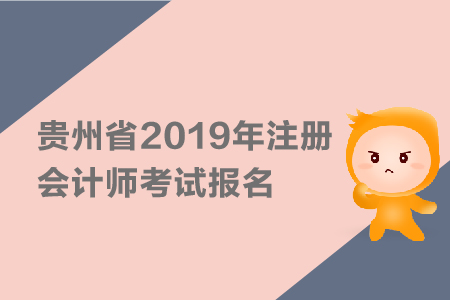 貴州省2019年注冊(cè)會(huì)計(jì)師考試報(bào)名開始了嗎？