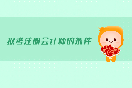 2019年報考注冊會計師的條件有哪些？報名有什么要求,？