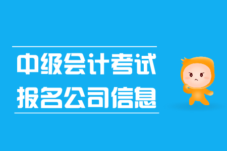 中級會計考試報名公司信息怎么填,？