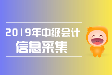 2019年中級(jí)會(huì)計(jì)師報(bào)名需要信息采集嗎,？