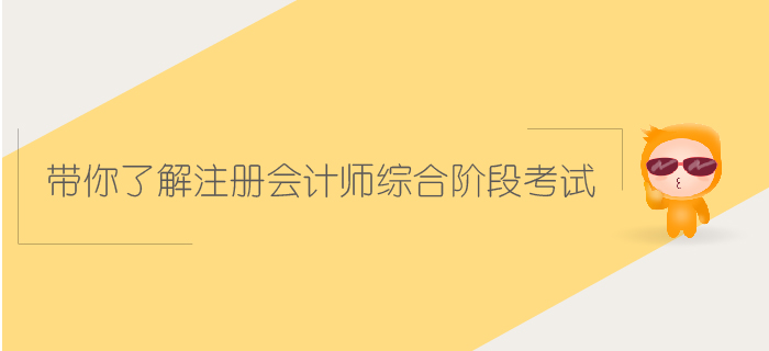 一文帶你了解注冊會計師綜合階段考試