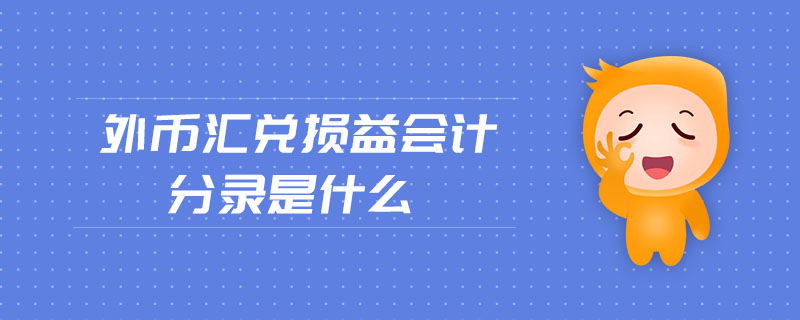 外幣匯兌損益會(huì)計(jì)分錄是什么
