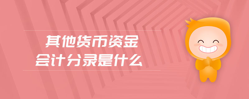 其他貨幣資金會計(jì)分錄是什么