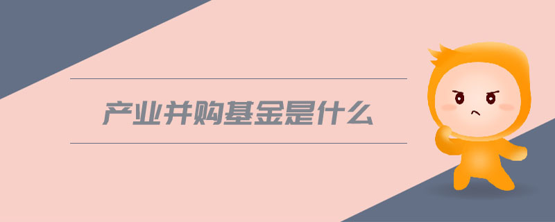 產(chǎn)業(yè)并購(gòu)基金是什么