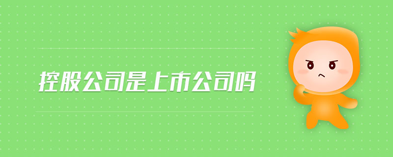 控股公司是上市公司嗎