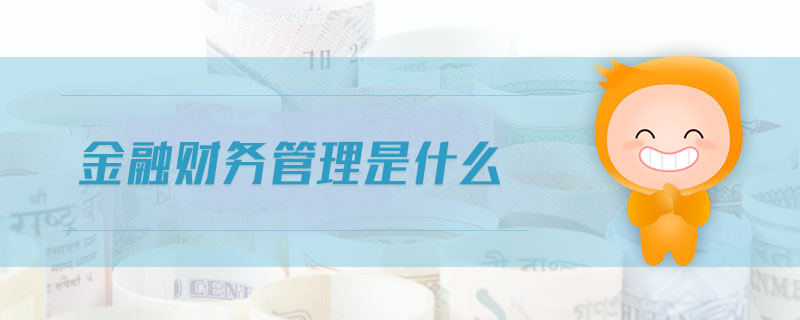 金融財(cái)務(wù)管理是什么