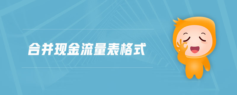 合并現(xiàn)金流量表格式