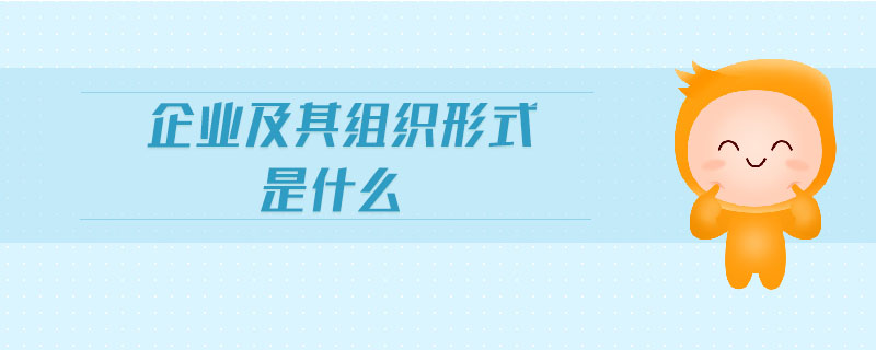 企業(yè)及其組織形式是什么