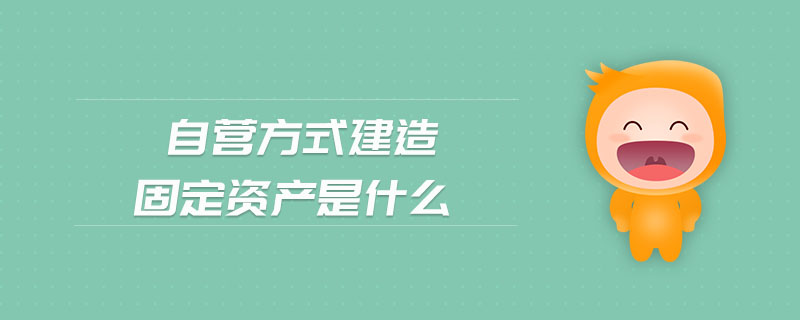 自營方式建造固定資產(chǎn)是什么