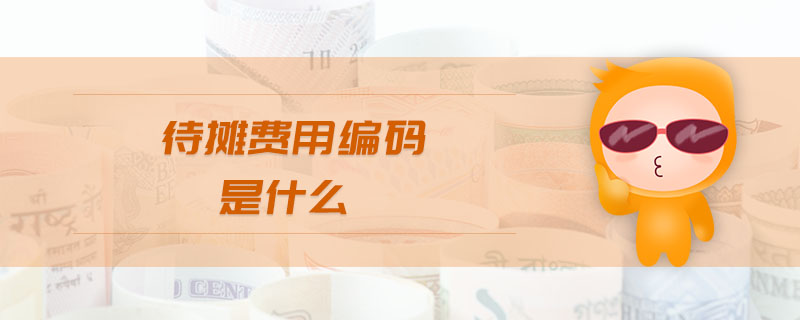 待攤費(fèi)用編碼是什么