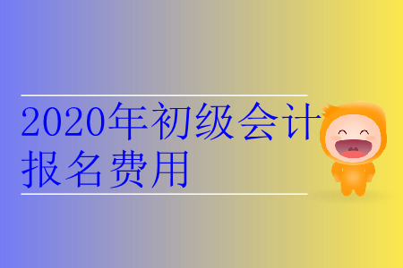 2020年吉林省通化市初級會計報名費用是多少,？