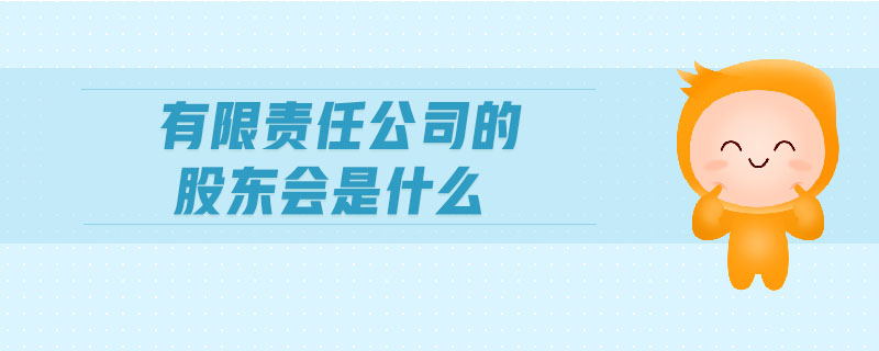 有限責(zé)任公司的股東會(huì)是什么