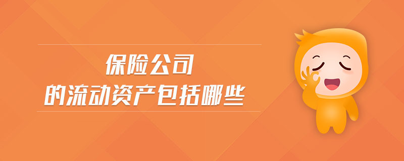 保險(xiǎn)公司的流動資產(chǎn)包括哪些