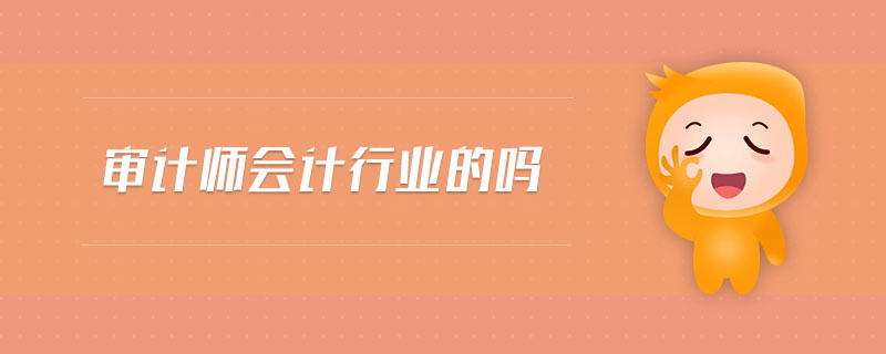 審計(jì)師會(huì)計(jì)行業(yè)的嗎