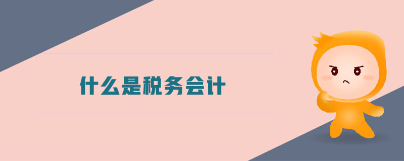 什么是稅務會計
