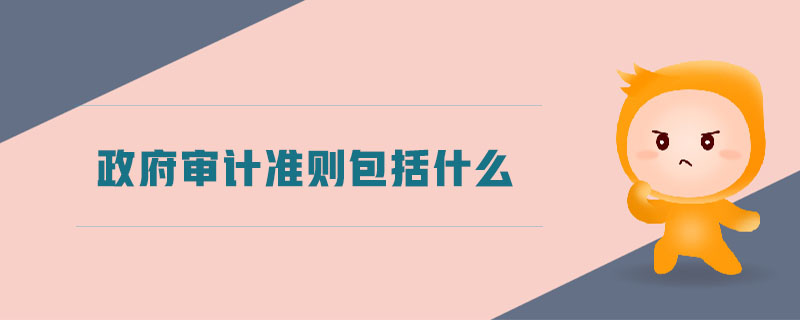 政府審計(jì)準(zhǔn)則包括什么