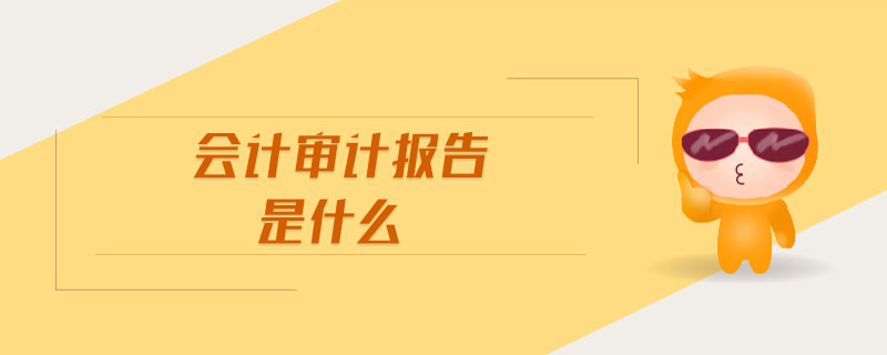 會(huì)計(jì)審計(jì)報(bào)告是什么