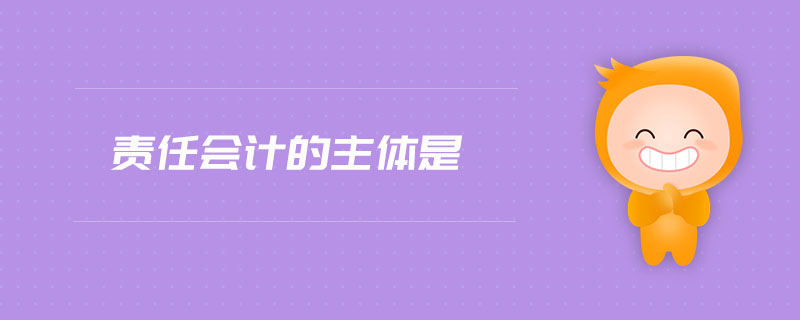 責(zé)任會(huì)計(jì)的主體是