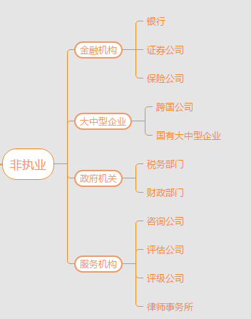 非執(zhí)業(yè)就業(yè)方向