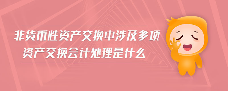 非貨幣性資產(chǎn)交換中涉及多項(xiàng)資產(chǎn)交換會(huì)計(jì)處理是什么