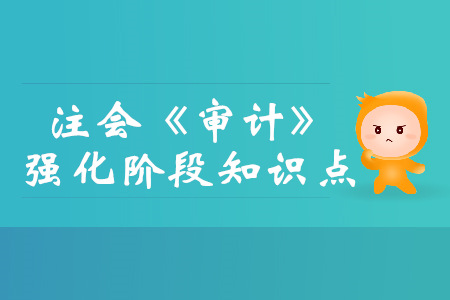 了解被審計單位的內(nèi)部控制_2019年注會審計強化階段知識點