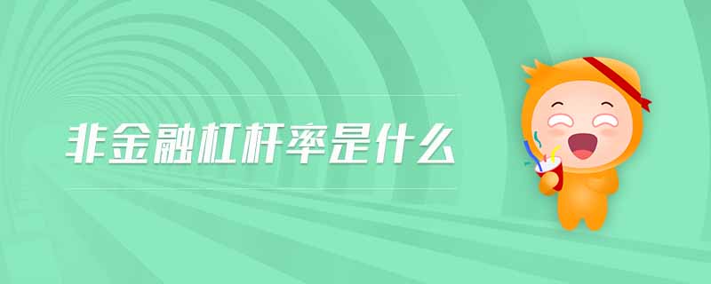 非金融杠桿率是什么