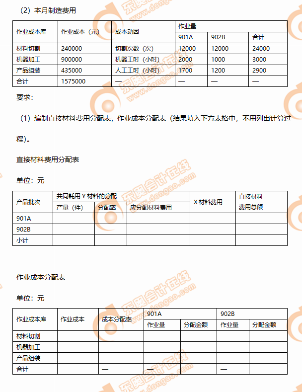 CPA財管每日攻克一大題1