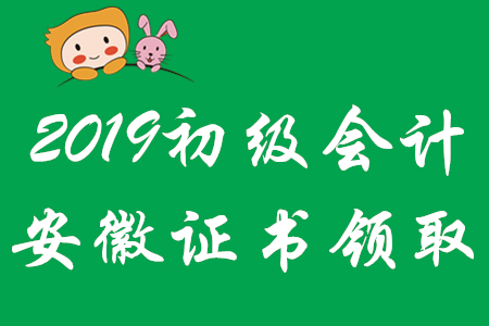 2019年安徽省各地區(qū)初級(jí)會(huì)計(jì)師證領(lǐng)取時(shí)間匯總