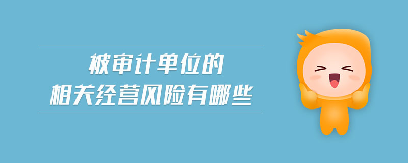 被審計單位的相關(guān)經(jīng)營風險有哪些