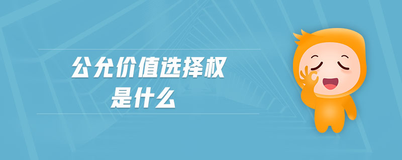 公允價值選擇權(quán)是什么