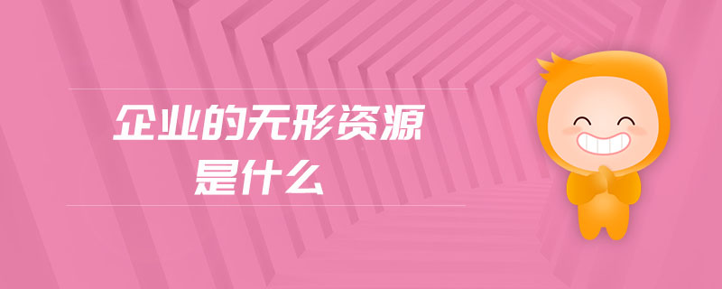 企業(yè)的無形資源是什么