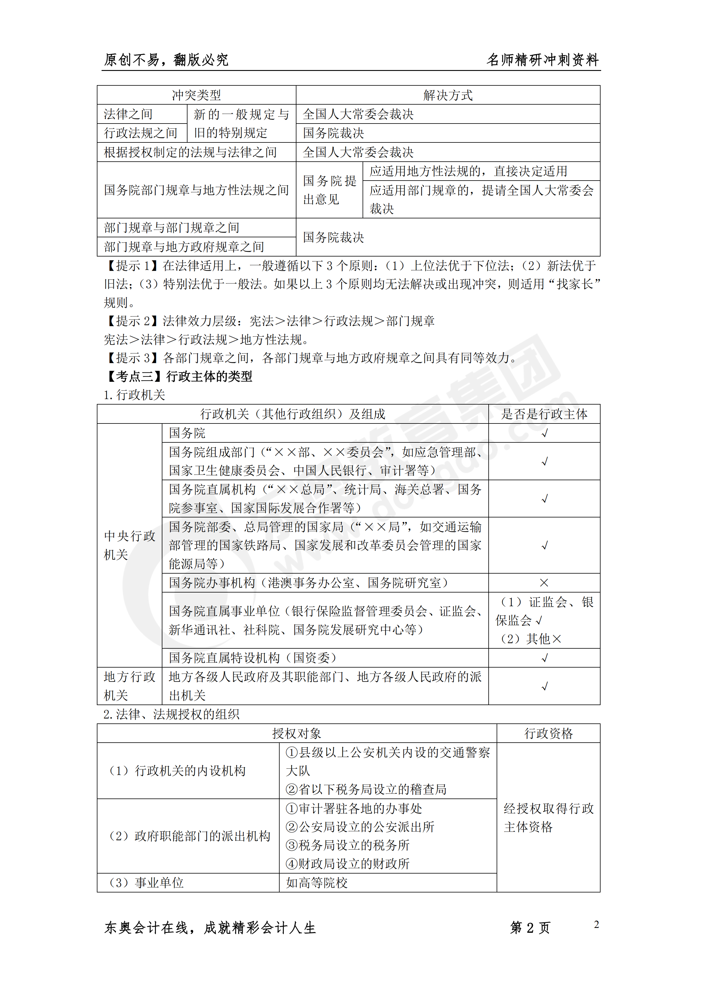 《涉稅服務相關法律》名師精研沖刺資料2