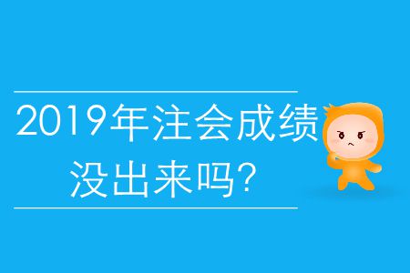 2019年注會(huì)成績沒出來嗎,？