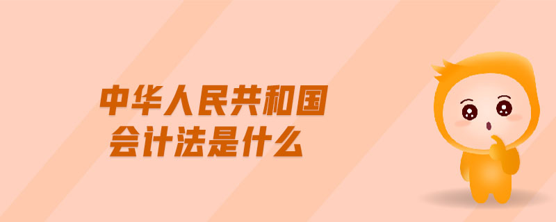 中華人民共和國會計(jì)法是什么