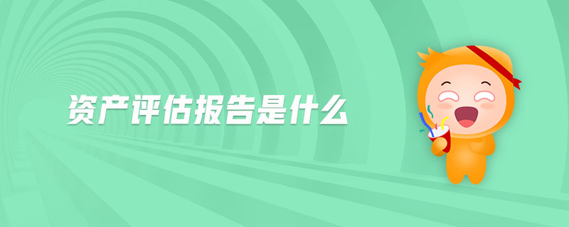 資產(chǎn)評估報(bào)告是什么