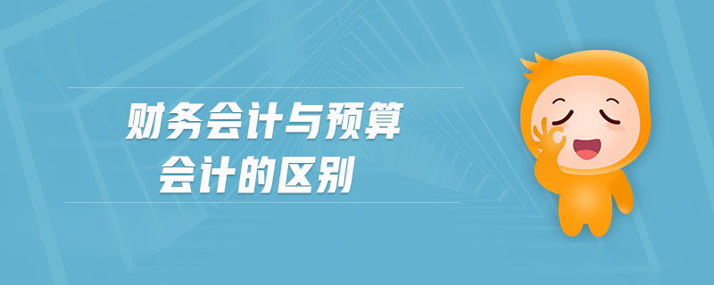 財務(wù)會計與預(yù)算會計的區(qū)別