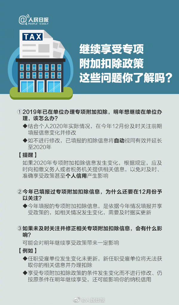 2020年施行個稅專項扣除6 2020年施行個稅專項扣除6