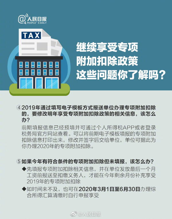 2020年施行個稅專項扣除7 2020年施行個稅專項扣除7