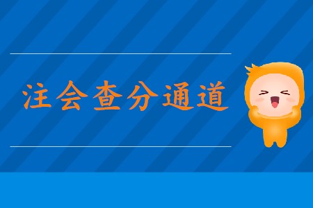 2019年注會(huì)成績查詢通道是哪個(gè),？