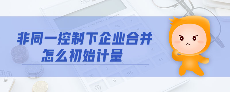 非同一控制下企業(yè)合并怎么初始計(jì)量