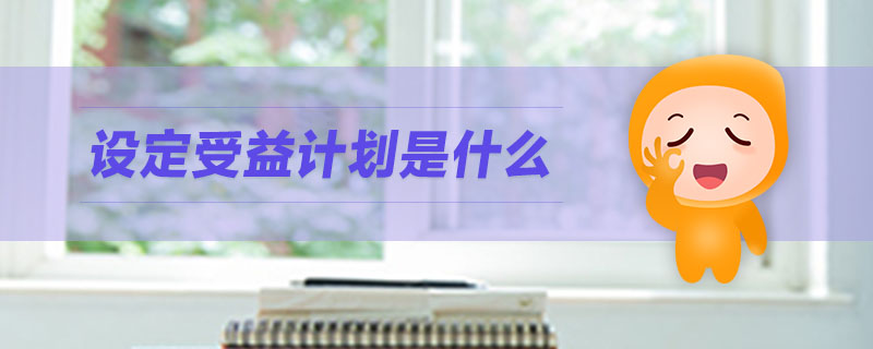 設(shè)定受益計劃是什么